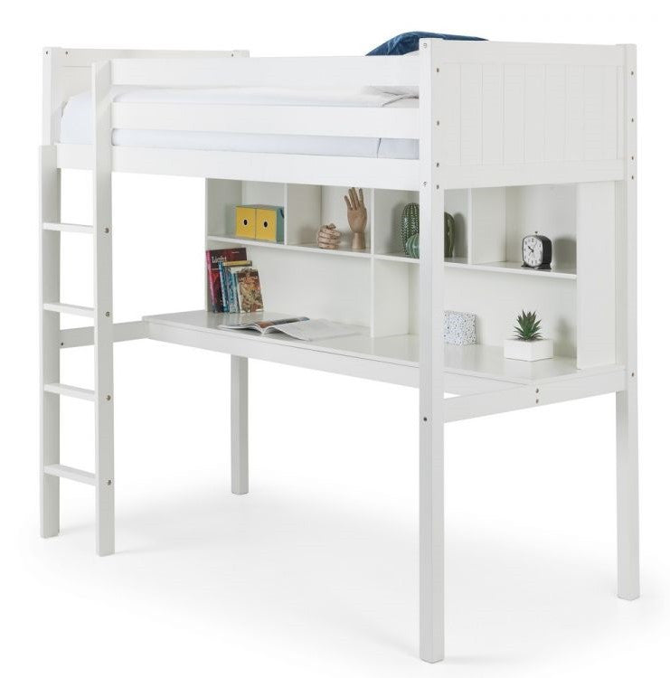 Julian Bowen Titan White High Sleeper Beds