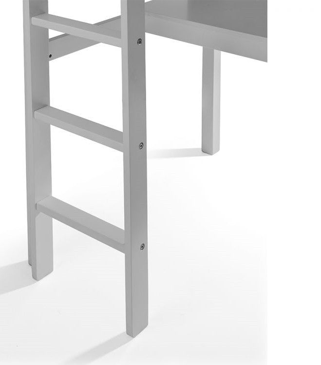 Julian Bowen Titan Dove Grey Wooden High Sleeper Kids Beds