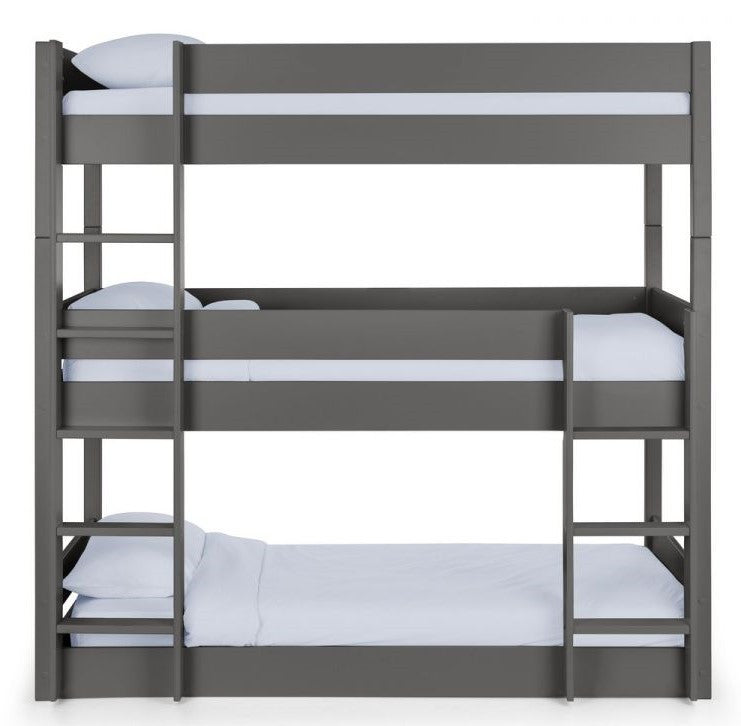 Julian Bowen Trio Anthracite Bunk Bed