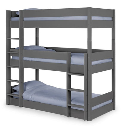 Julian Bowen Trio Anthracite Bunk Bed