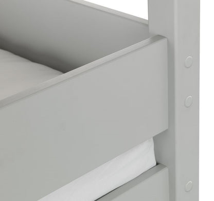 Julian Bowen Trio Dove Grey Bunk Bed