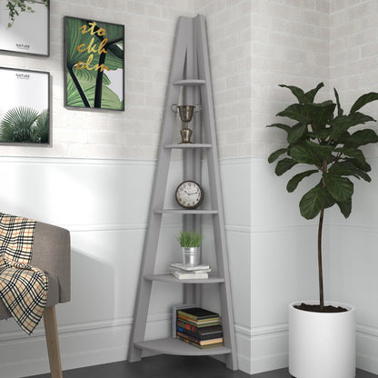 LPD Tiva Grey Corner Shelving Ladder