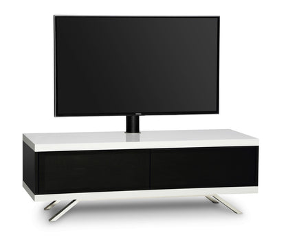 Tucana 1200 White TV Unit Stand For 60" TVs With Screen Mount