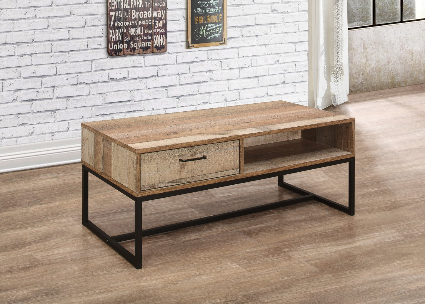 Birlea Urban Brown 1 Drawer Coffee Table