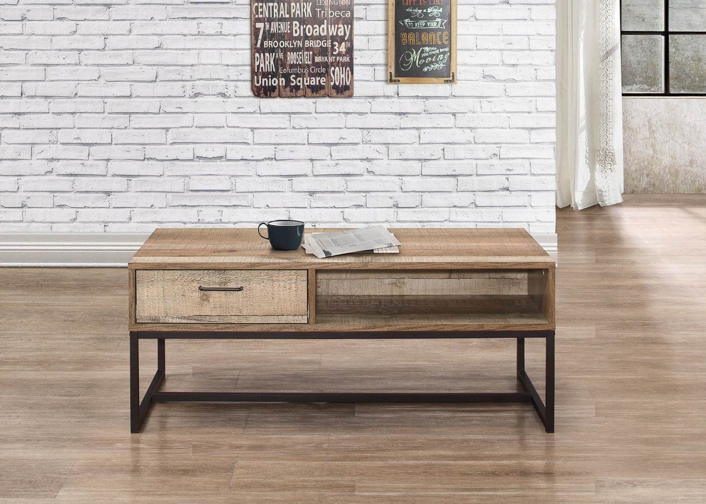 Birlea Urban Brown 1 Drawer Coffee Table