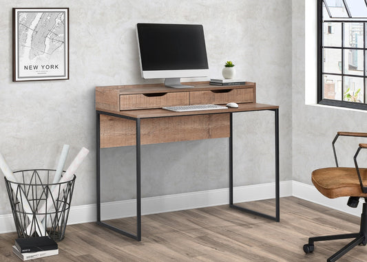 Birlea Urban Brown 2 Drawer Office Desk