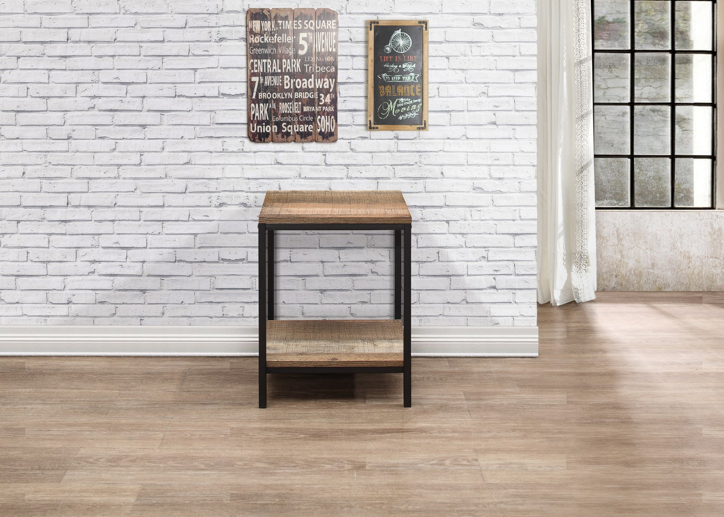 Birlea Urban Brown Lamp Table