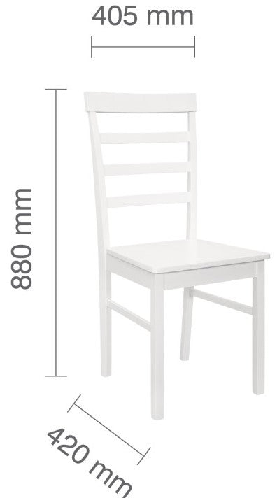 Birlea Cottesmore White Rectangle Dining Set With 4 Upton Chairs