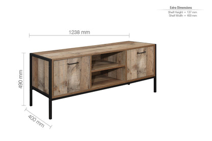 Birlea Urban Brown TV Unit