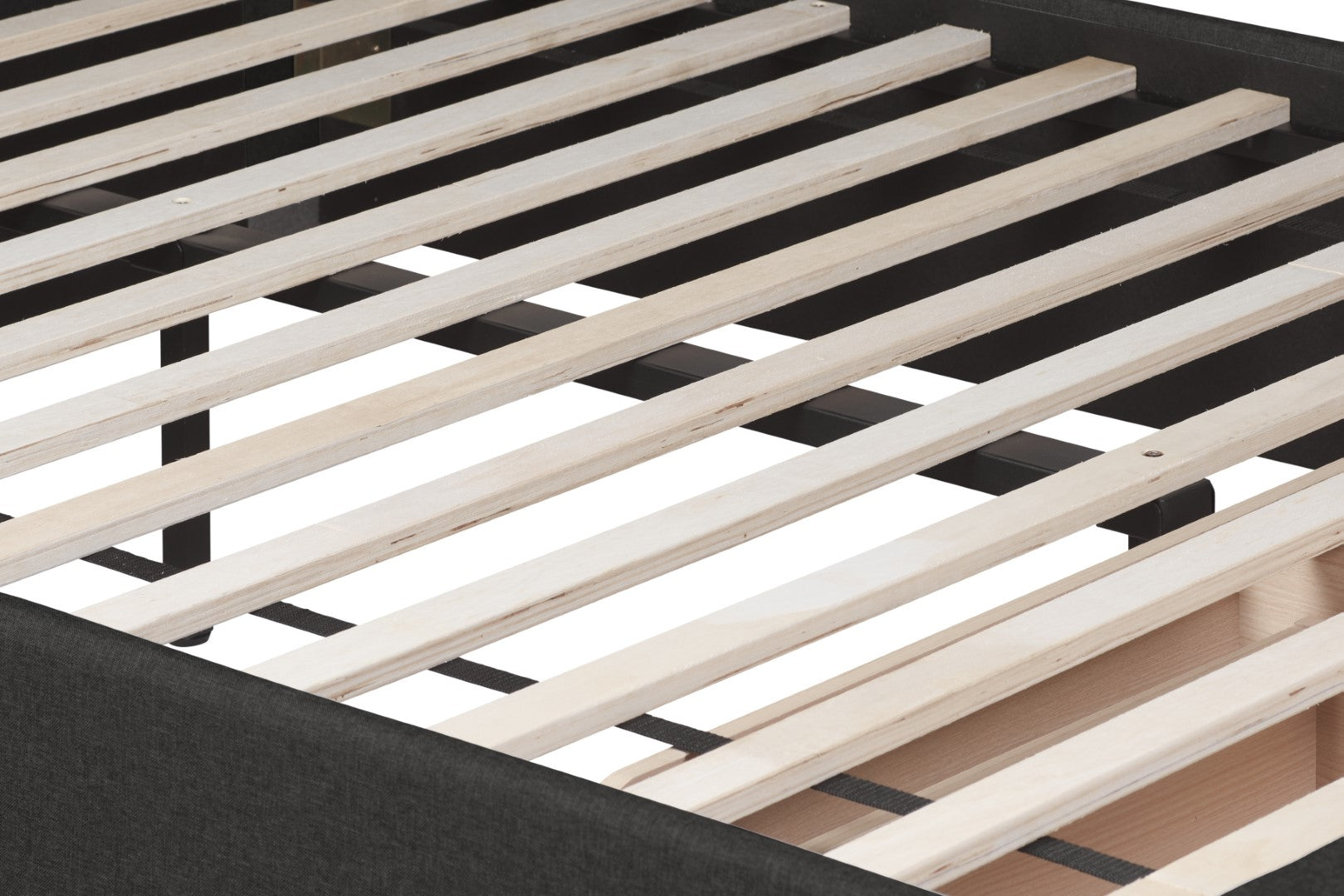 Birlea Valentino 5ft Kingsize Charcoal Fabric Bed Frame