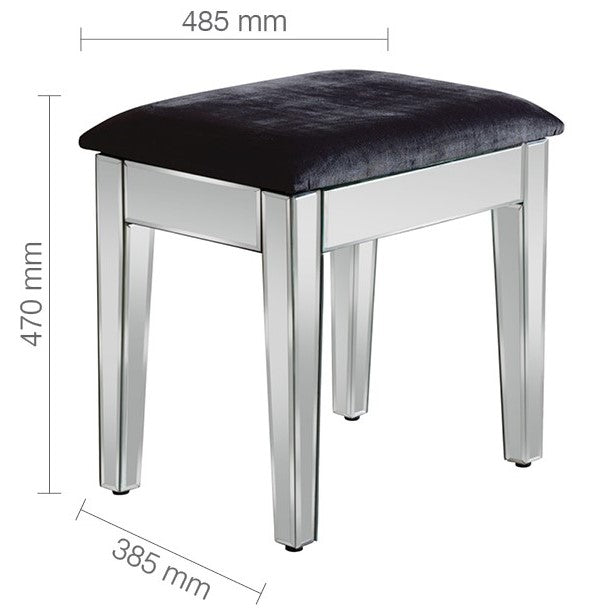 Birlea Valencia Glass Stool