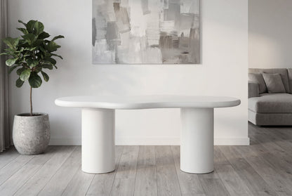 Giatalia Valillian 200cm White Dining Table