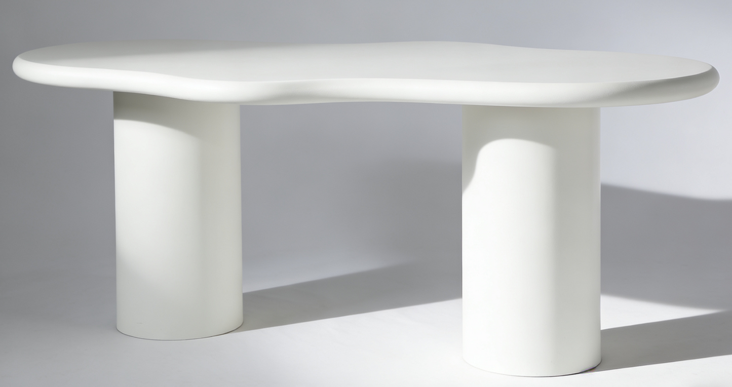 Giatalia Valillian 200cm White Dining Table