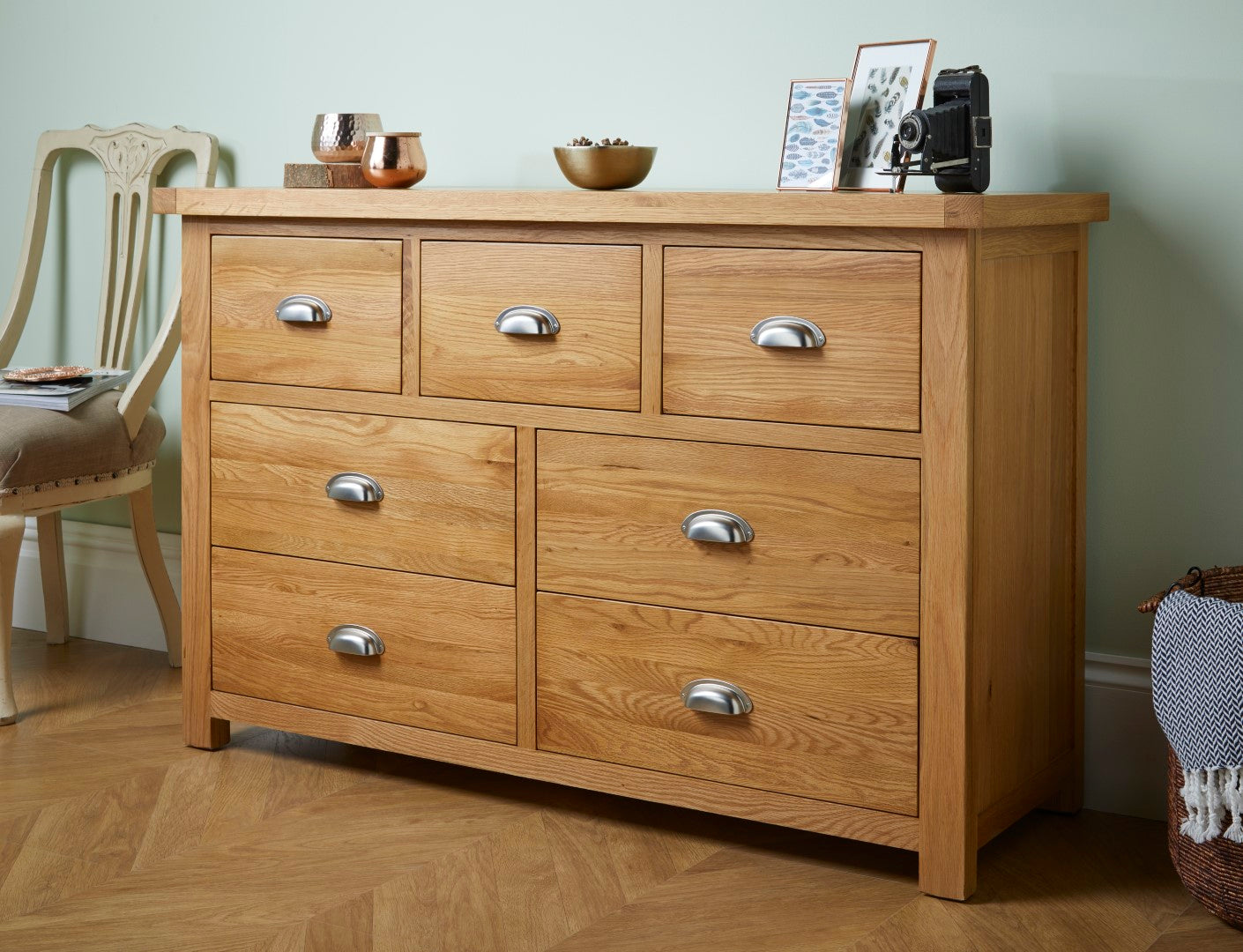 Birlea Woburn Brown 4 + 3 Chest