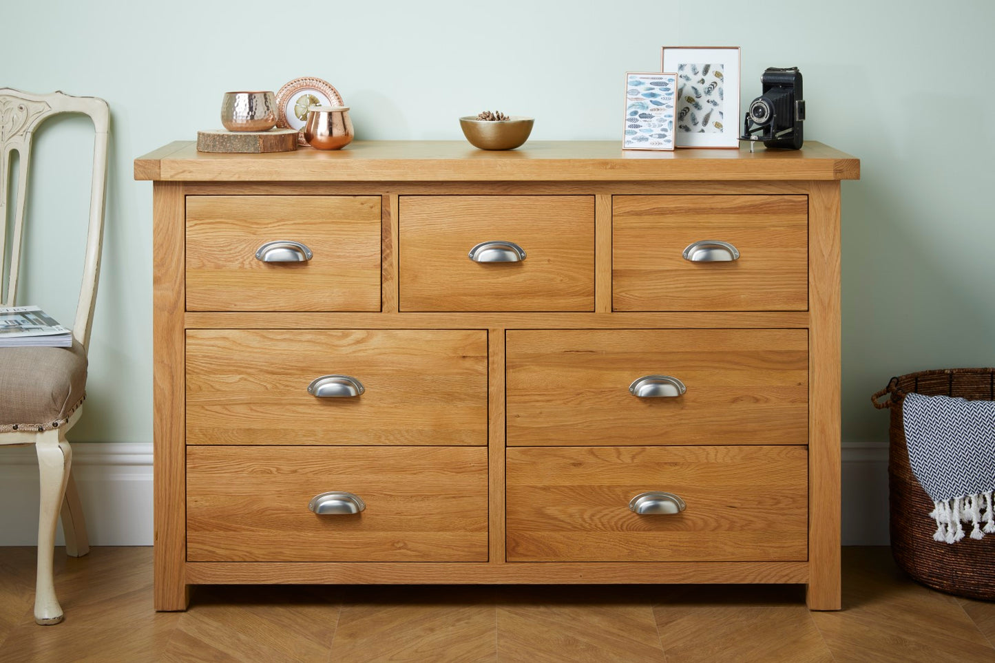 Birlea Woburn Brown 4 + 3 Chest