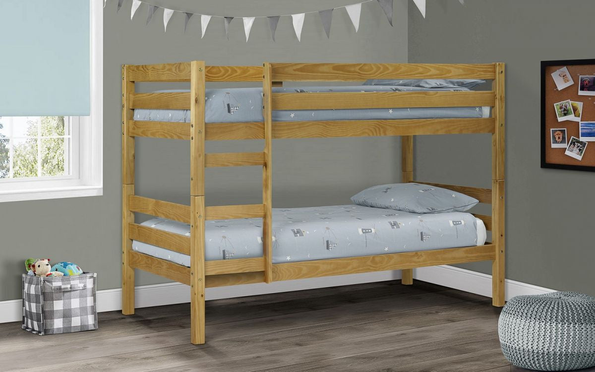 Julian Bowen Wyoming 3ft Single Pine Bunk Bed