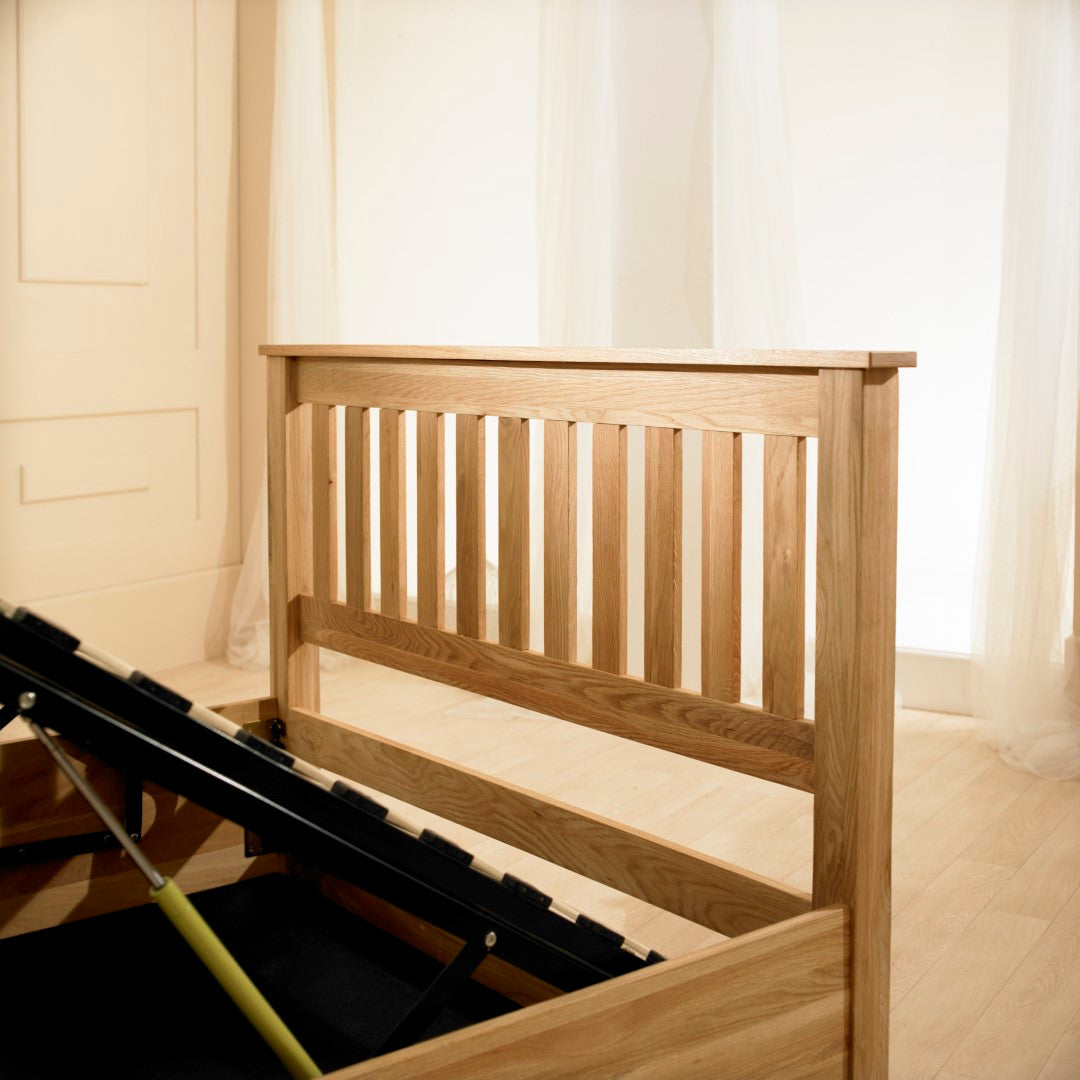 Wooden ottoman bed frame 5ft