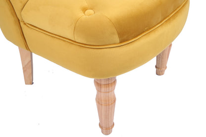 LPD Charlotte Mustard Gold Chair