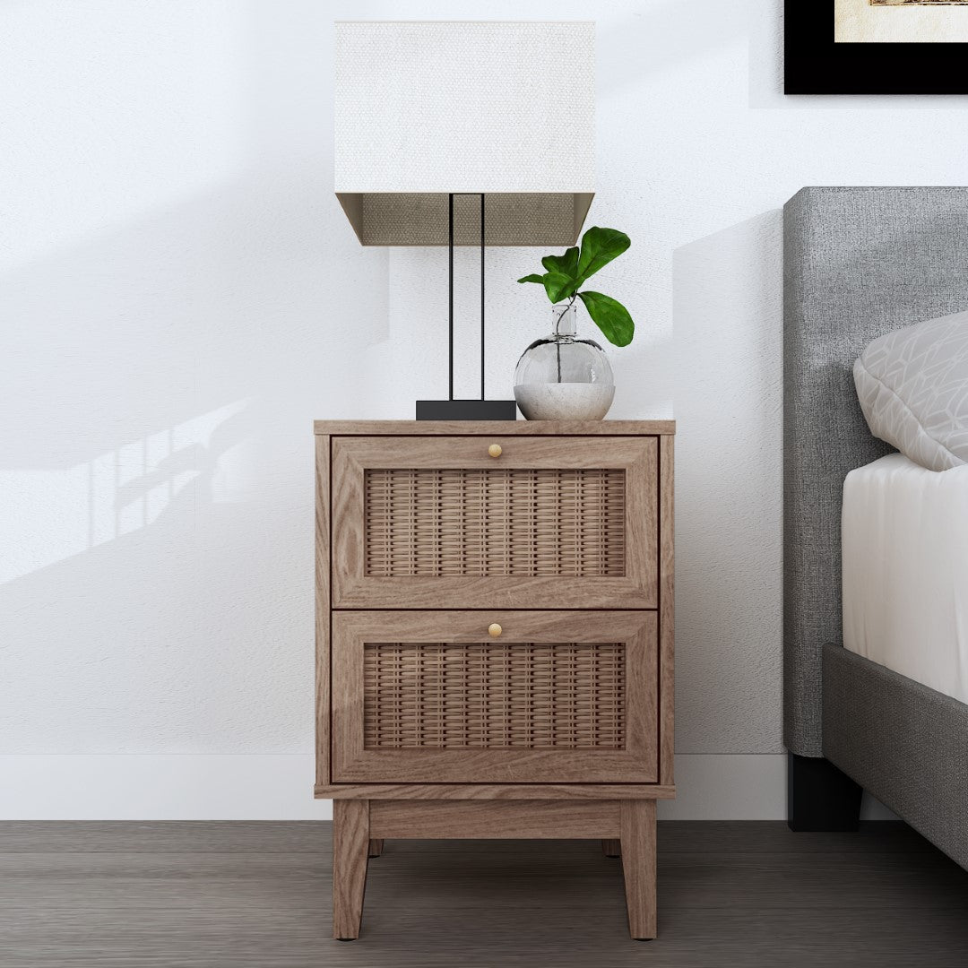 LPD Bordeaux Oak Bedside