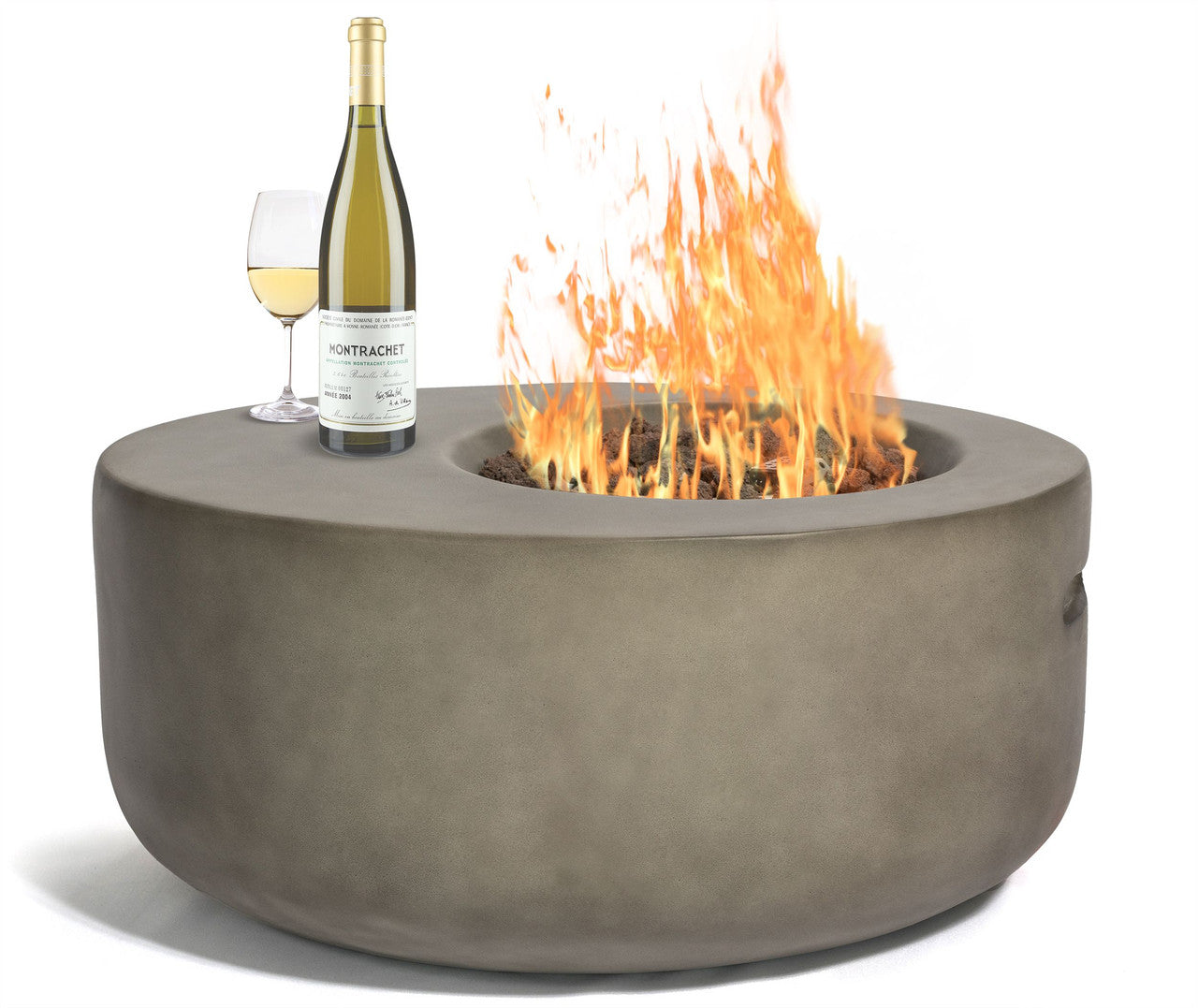 round fire pit for patio