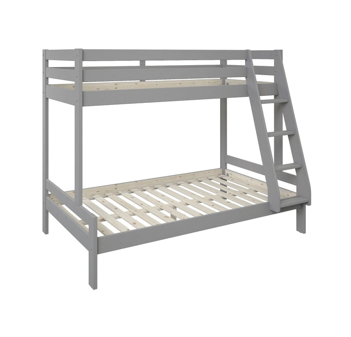 Noomi Nora Grey Solid Wood Triple  Bunk Bed