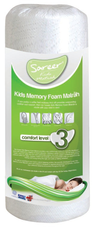 Sareer Matrah 2ft6 Small Single Kids Memory Foam Mattress