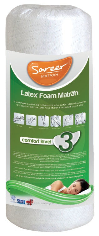 Sareer Matrah 2ft6 Small Single Latex Foam Mattress