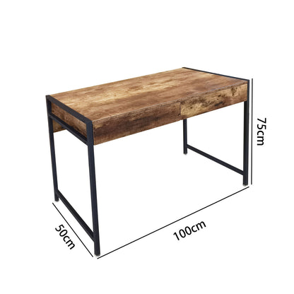 100cm industrial laptop desk dimension W100cm H75cm D50cm