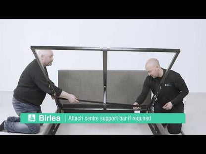 Birlea Loxley 4ft6 Double Green Fabric Ottoman Bed Frame