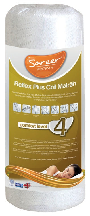 Sareer Matrah 3ft Single Reflex Plus Open Coil Mattress