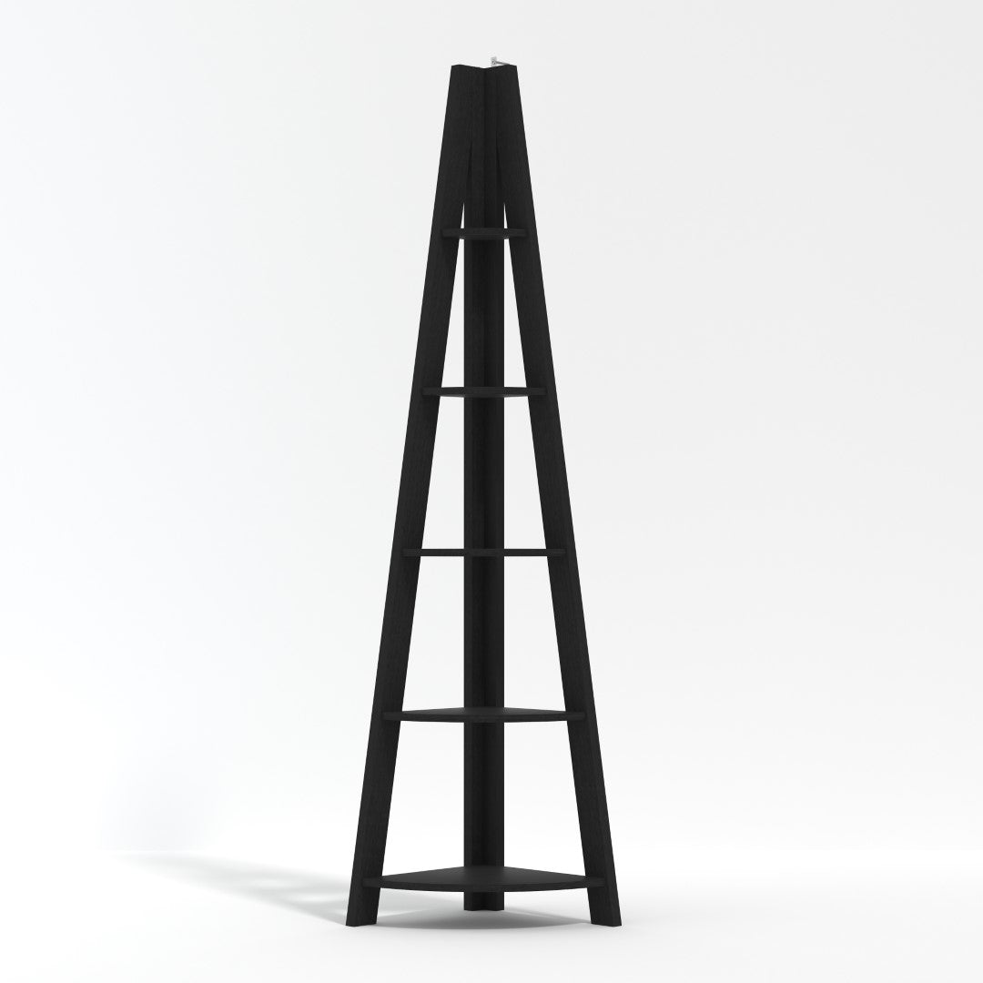 LPD Tiva Black Corner Shelving Ladder